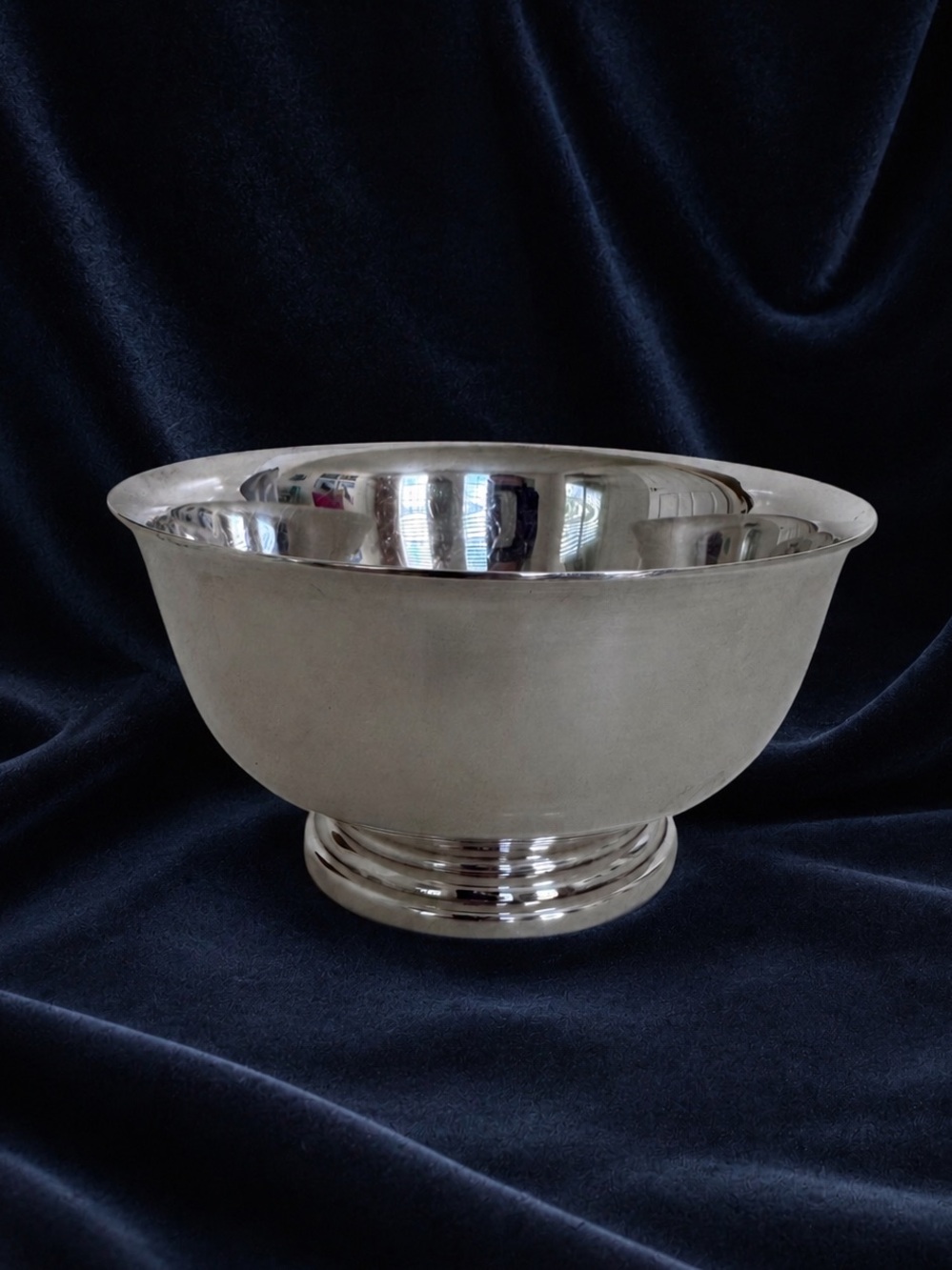 Vintage Gorham Silverplate YC778 Footed Paul Revere Bowl Pedestal Serving Dish